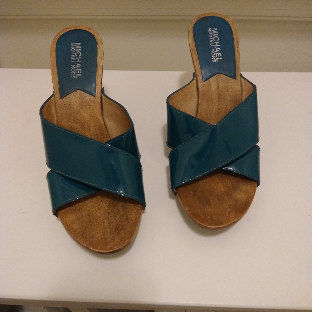 Turquoise sandals